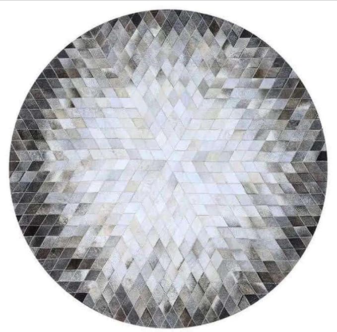 Geometric Patterned Cowhide Rugs